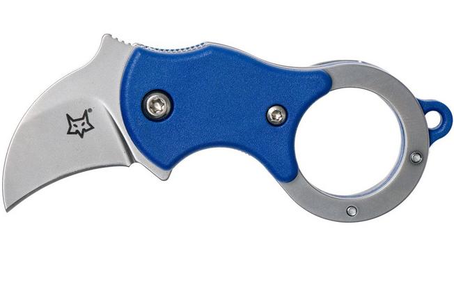 Fox - Mini-Ka - Blue Nylon - Sandblasted - FX-535BL - coltello karambit