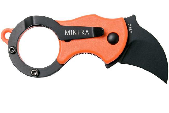 Image for Fox Mini-KA FX-535OB Orange & Black, karambit keychain knife