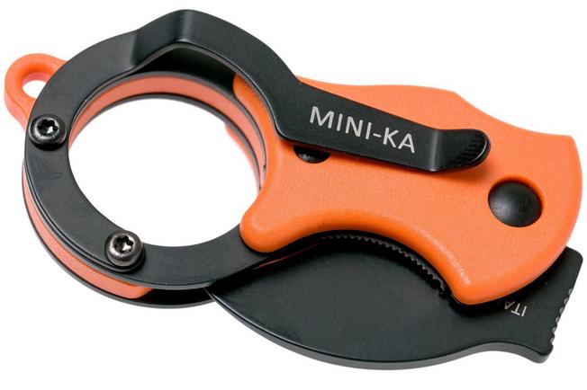 Image for Fox Mini-KA FX-535OB Orange & Black, karambit keychain knife