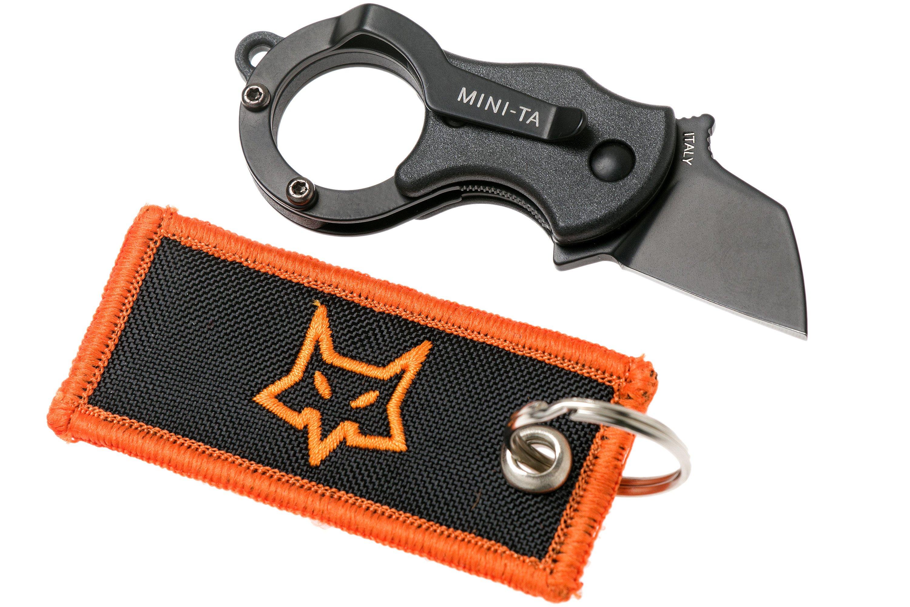 Fox Mini-TA FX-536B Black, keychain knife | Advantageously shopping at ...
