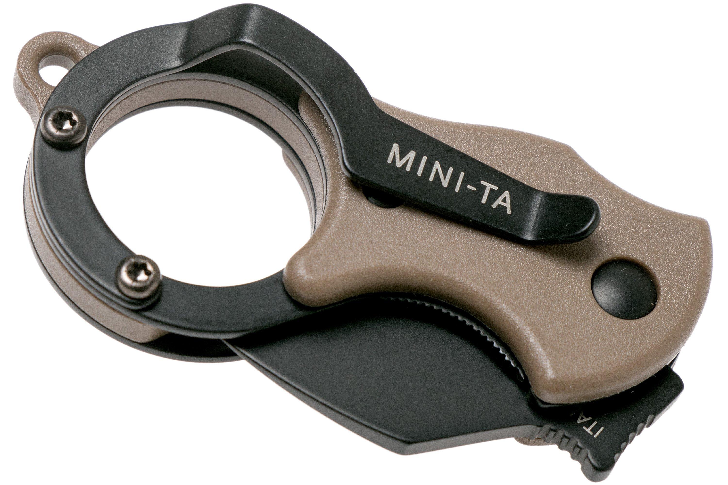 Fox Mini-TA FX-536CBB Coyote & Black, keychain knife | Advantageously ...