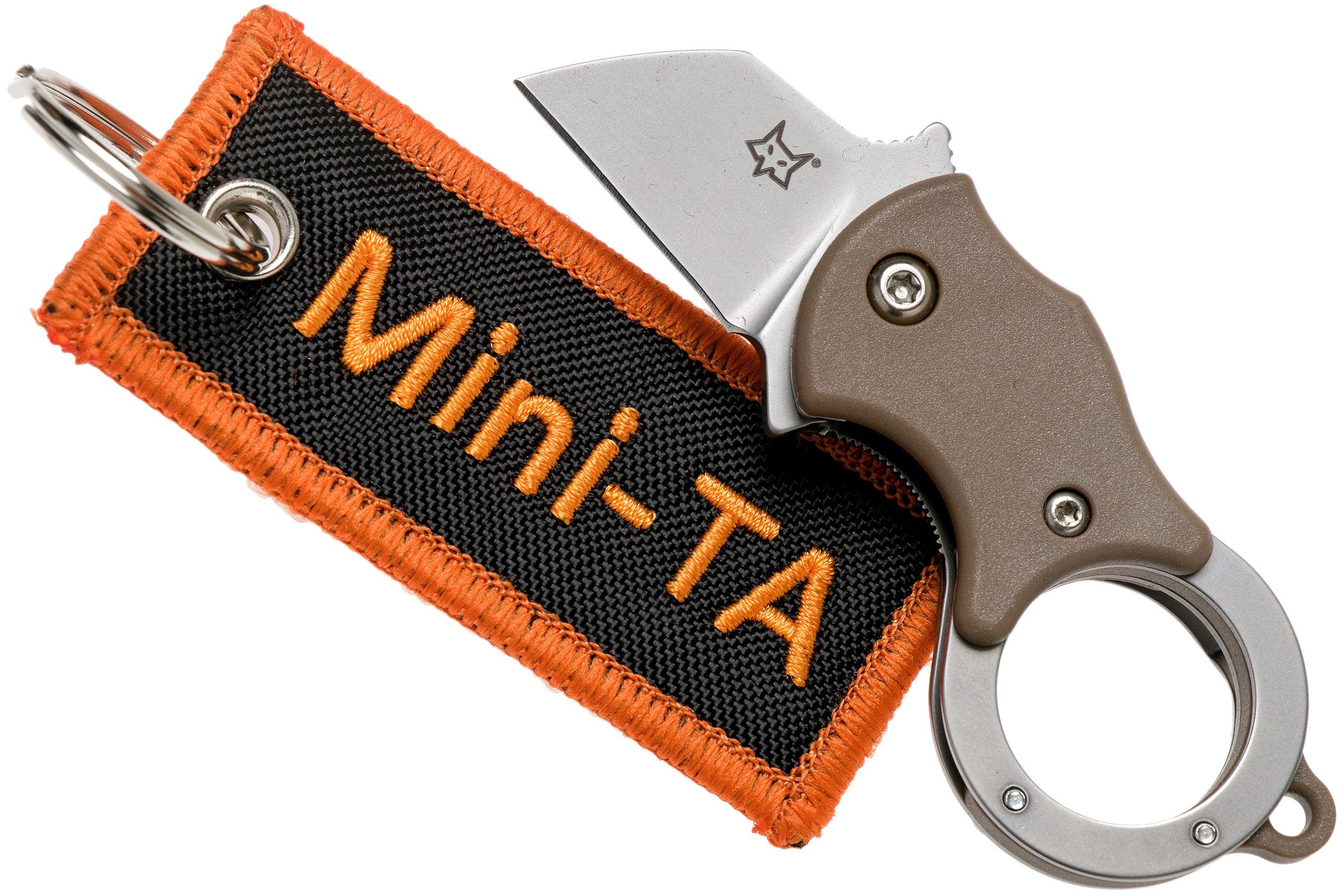 Fox Mini-TA FX-536CB Coyote Brown, keychain knife | Advantageously ...