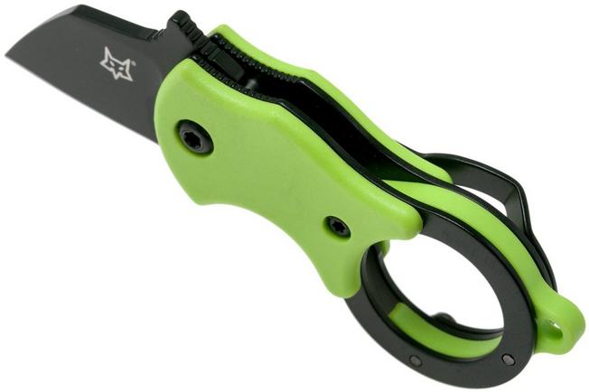 Image for Fox Mini-TA FX-536GB Green & Black, keychain knife