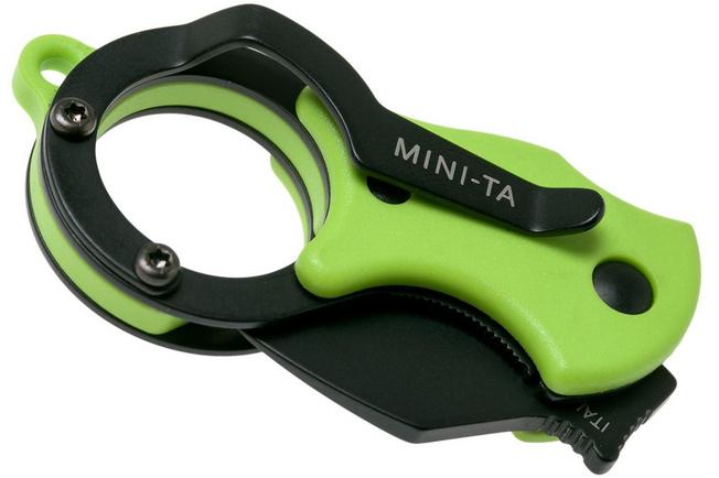 Image for Fox Mini-TA FX-536GB Green & Black, keychain knife