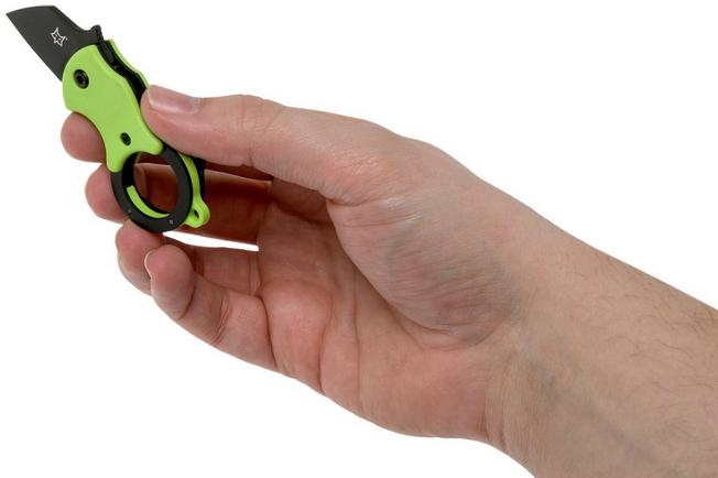 Image for Fox Mini-TA FX-536GB Green & Black, keychain knife