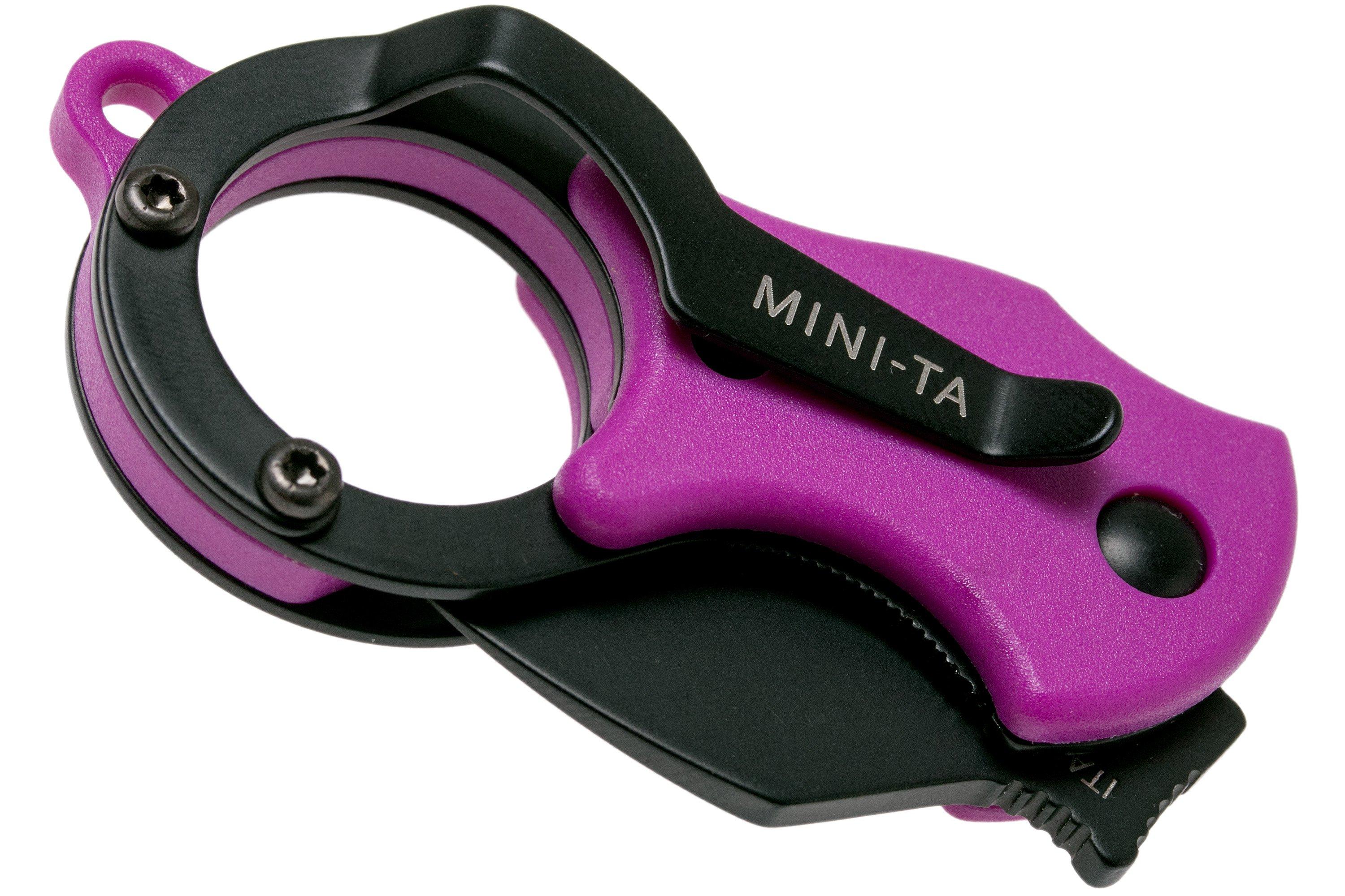 Fox Mini-TA FX-536PB Pink & Black, keychain knife | Advantageously