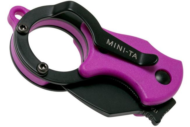 Image for Fox Mini-TA FX-536PB Pink & Black, keychain knife