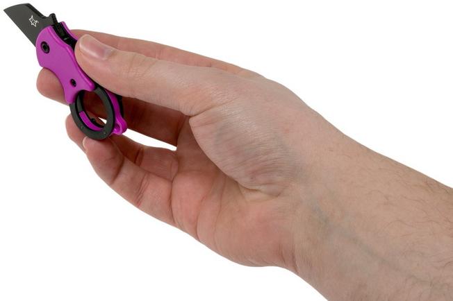Image for Fox Mini-TA FX-536PB Pink & Black, keychain knife