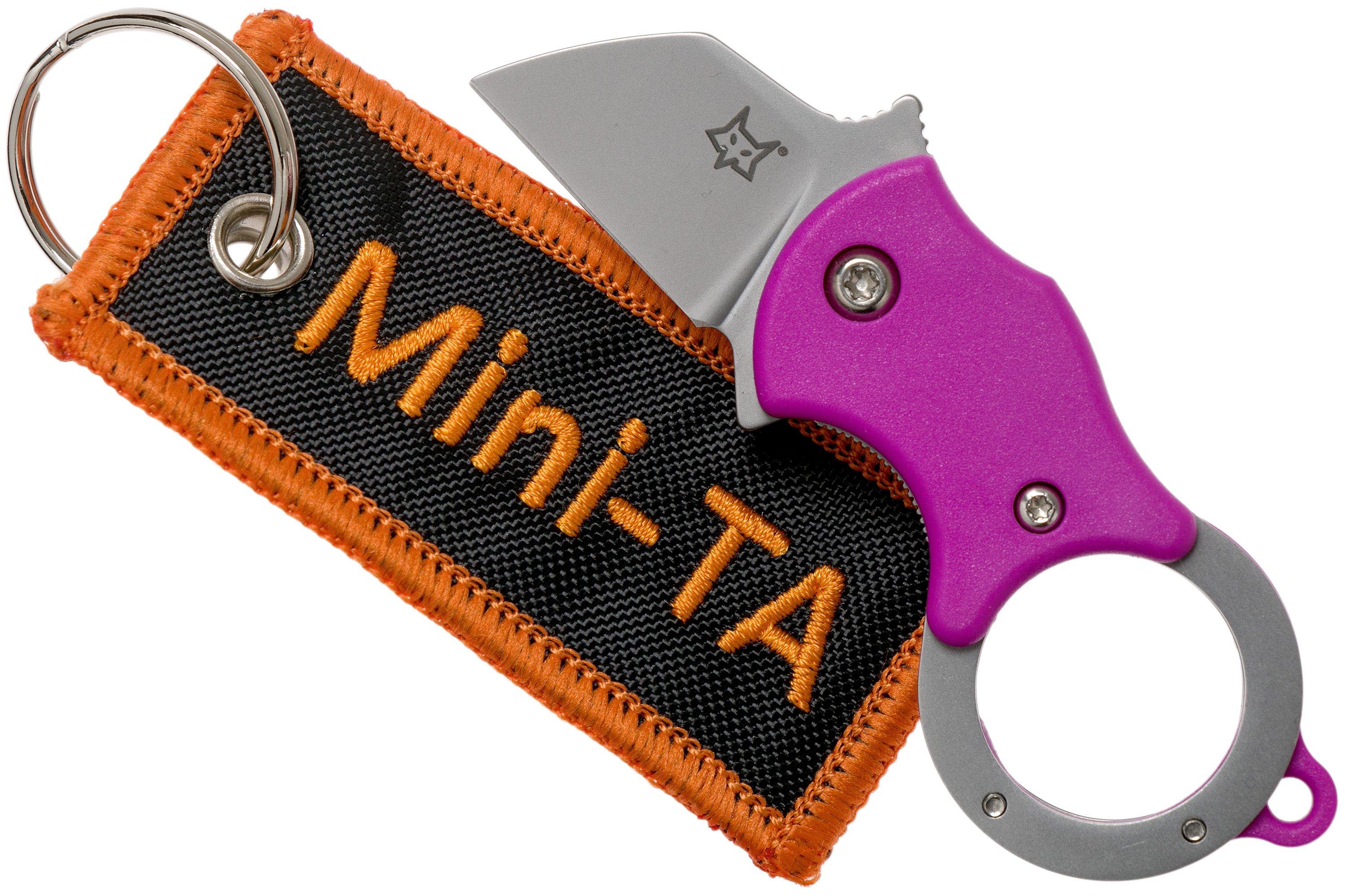 Fox Knives Mini-Ta Pink Blasted | Advantageously shopping at ...