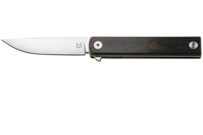 Afbeelding voor Fox Knives Chnops Heritage FX-544-ZW Satin Hybrid Cryo, Ziricote zakmes, Riccardo Gobbato design