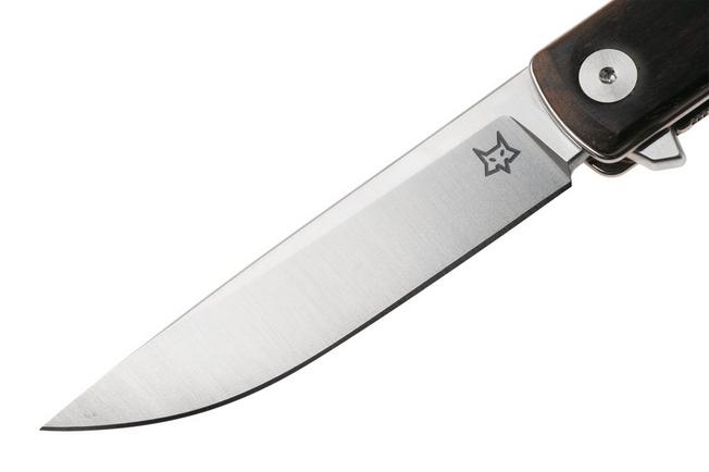 Afbeelding voor Fox Knives Chnops Heritage FX-544-ZW Satin Hybrid Cryo, Ziricote zakmes, Riccardo Gobbato design