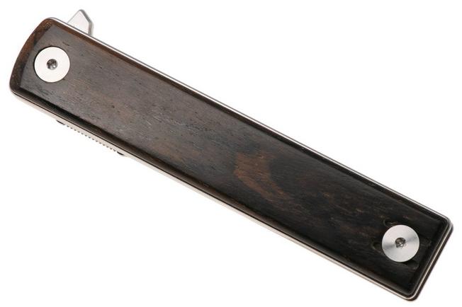 Afbeelding voor Fox Knives Chnops Heritage FX-544-ZW Satin Hybrid Cryo, Ziricote zakmes, Riccardo Gobbato design
