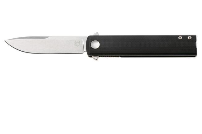 Afbeelding voor Fox Knives Chnops Tactical, FX-545G10BSW, Stonewashed Hybrid Cryo, Black G10 zakmes