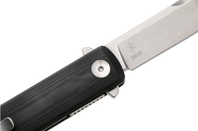 Afbeelding voor Fox Knives Chnops Tactical, FX-545G10BSW, Stonewashed Hybrid Cryo, Black G10 zakmes