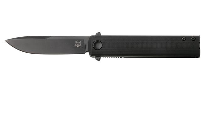 Afbeelding voor Fox Knives Chnops Tactical, FX-545G10B, Black Idroglider Hybrid Cryo, Black G10 zakmes