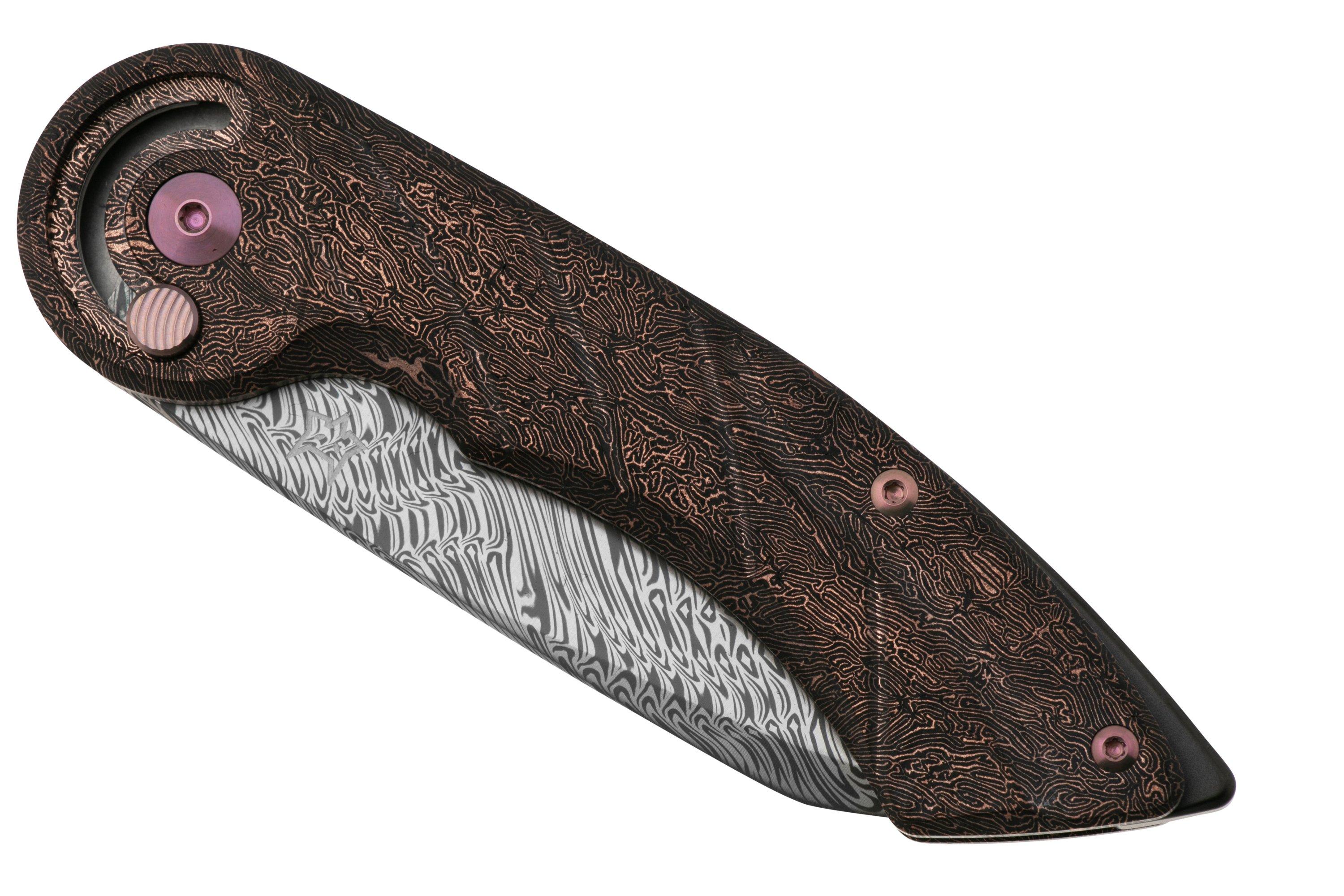 Fox Knives Radius FX-550 DGCFR Grabak Damasteel, Space Coral