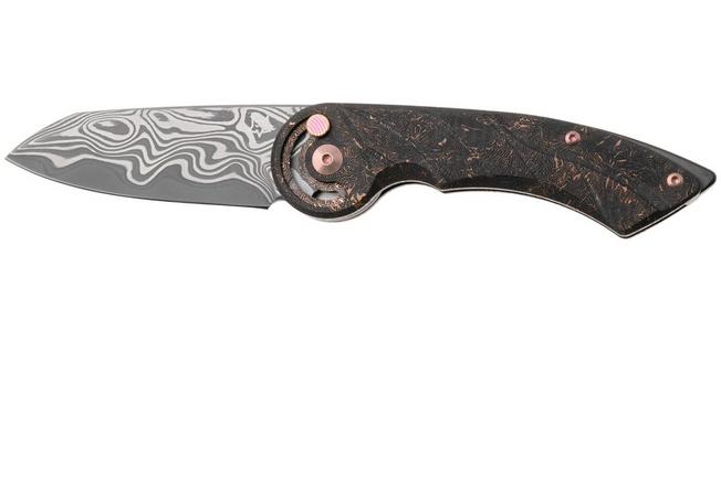 Afbeelding voor Fox Knives Radius FX-550 DCFR Damacore Space Coral Carbonfiber Limited Edition zakmes