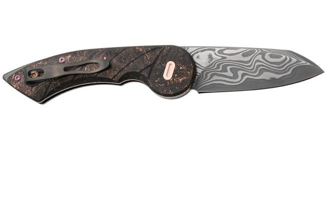Afbeelding voor Fox Knives Radius FX-550 DCFR Damacore Space Coral Carbonfiber Limited Edition zakmes