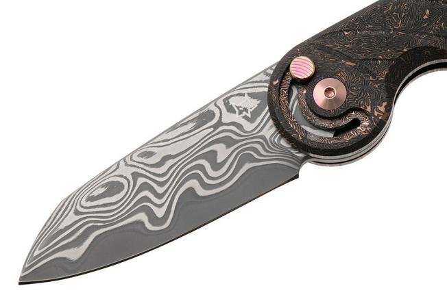 Afbeelding voor Fox Knives Radius FX-550 DCFR Damacore Space Coral Carbonfiber Limited Edition zakmes