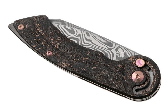 Afbeelding voor Fox Knives Radius FX-550 DCFR Damacore Space Coral Carbonfiber Limited Edition zakmes