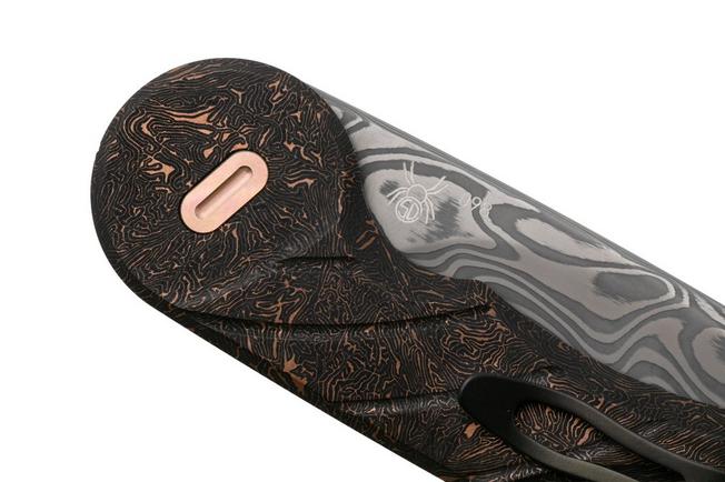 Afbeelding voor Fox Knives Radius FX-550 DCFR Damacore Space Coral Carbonfiber Limited Edition zakmes