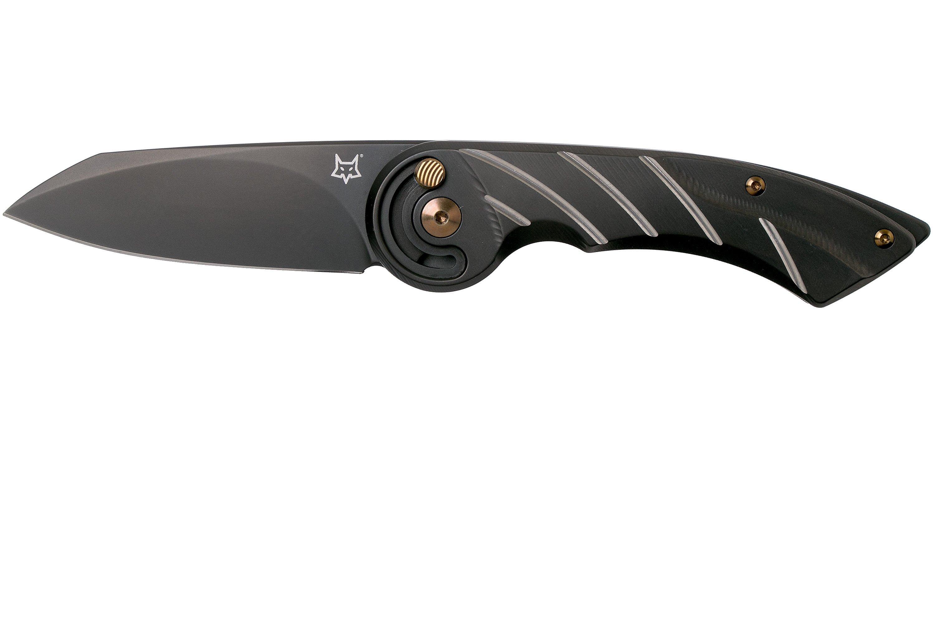 Rundt om Wade Meget sur Fox Knives Radius FX-550 TiB Titanium Black pocket knife | Advantageously  shopping at Knivesandtools.com