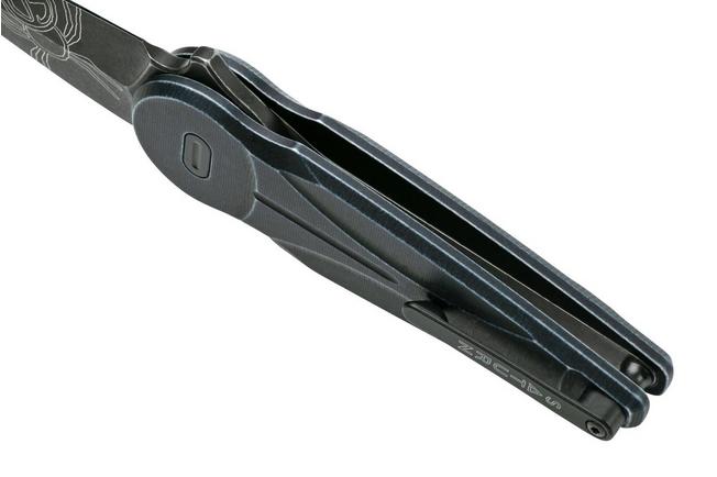  Fox Knives Saturn FX-551ALG Pocket Knife Gray Aluminum