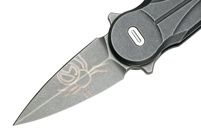  Fox Knives Saturn FX-551ALG Pocket Knife Gray Aluminum