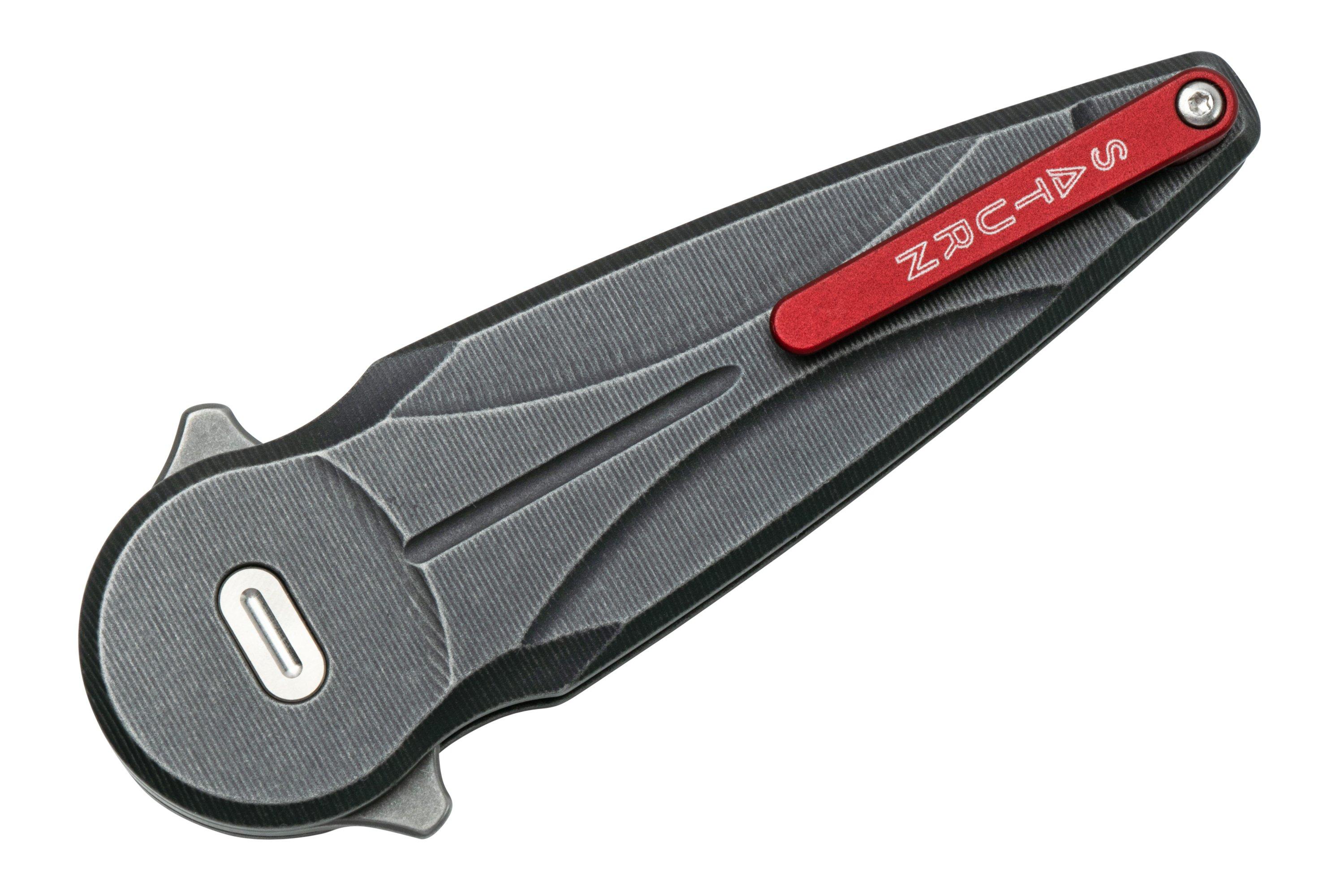 まー LA NAVE SAGA FOX Fox Knives Saturn Grey SW, FX-551 ALG pocket knife