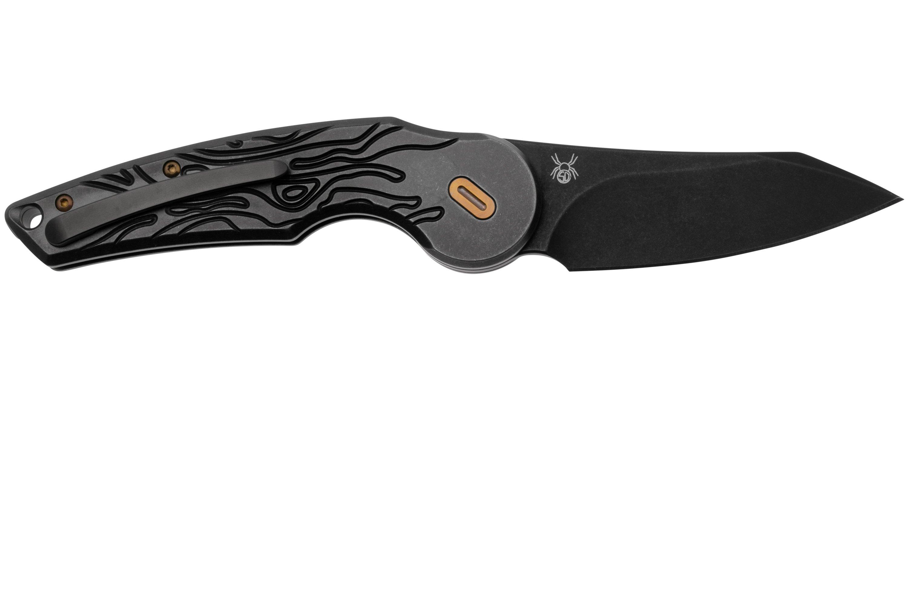 FOX Knives Jupiter FX555TIBR, M390 Stonewashed, Black PVD Stonewashed