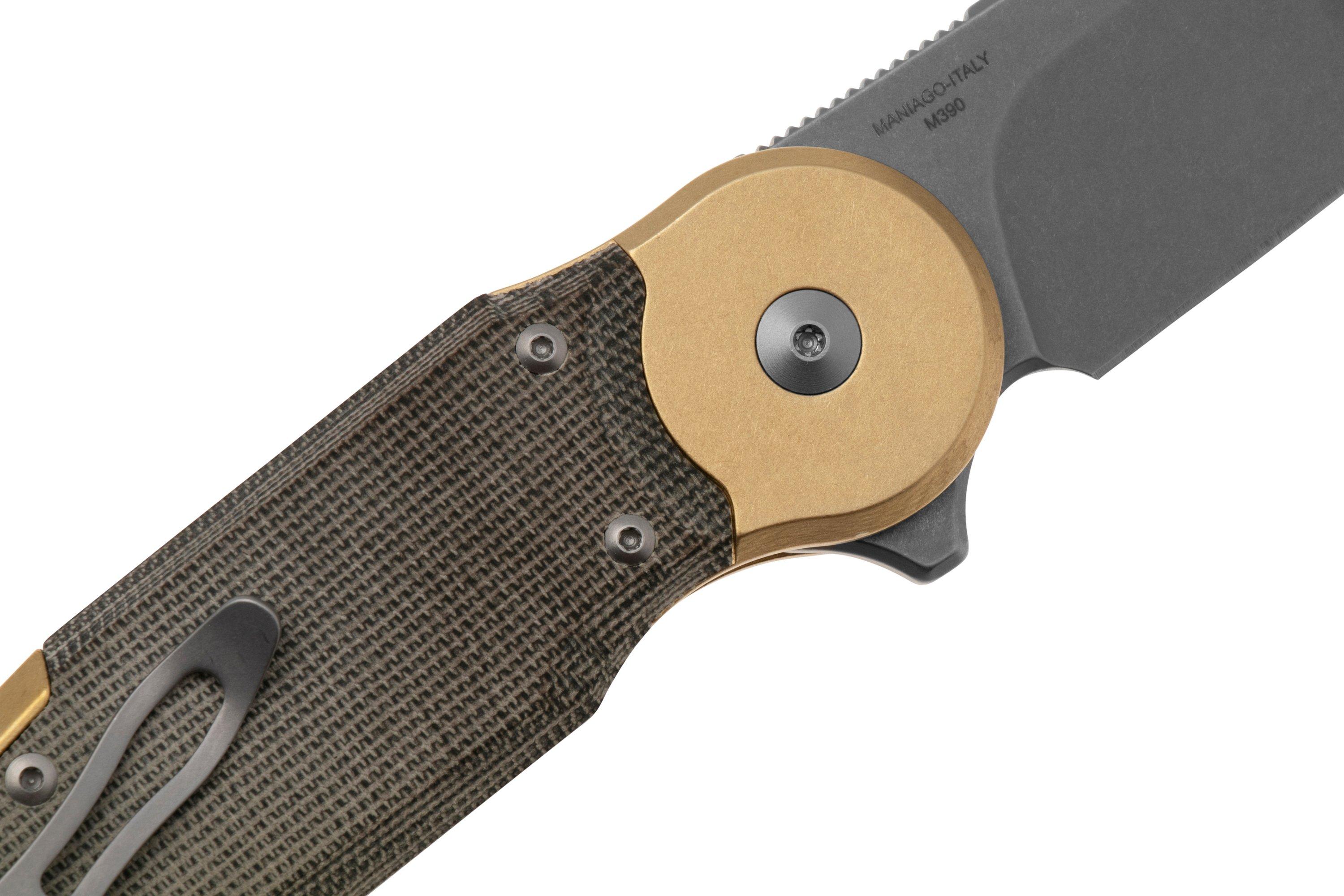 Fox Metamorphosis FX-556-B4 M390 Stonewash Wharncliffe, Green