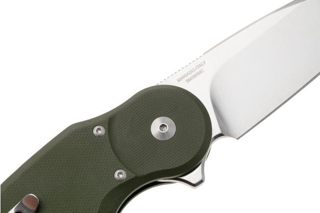 Afbeelding voor Fox Metamorphosis FX-556-G10OD, Satin M390 Wharncliffe, OD Green G10 zakmes
