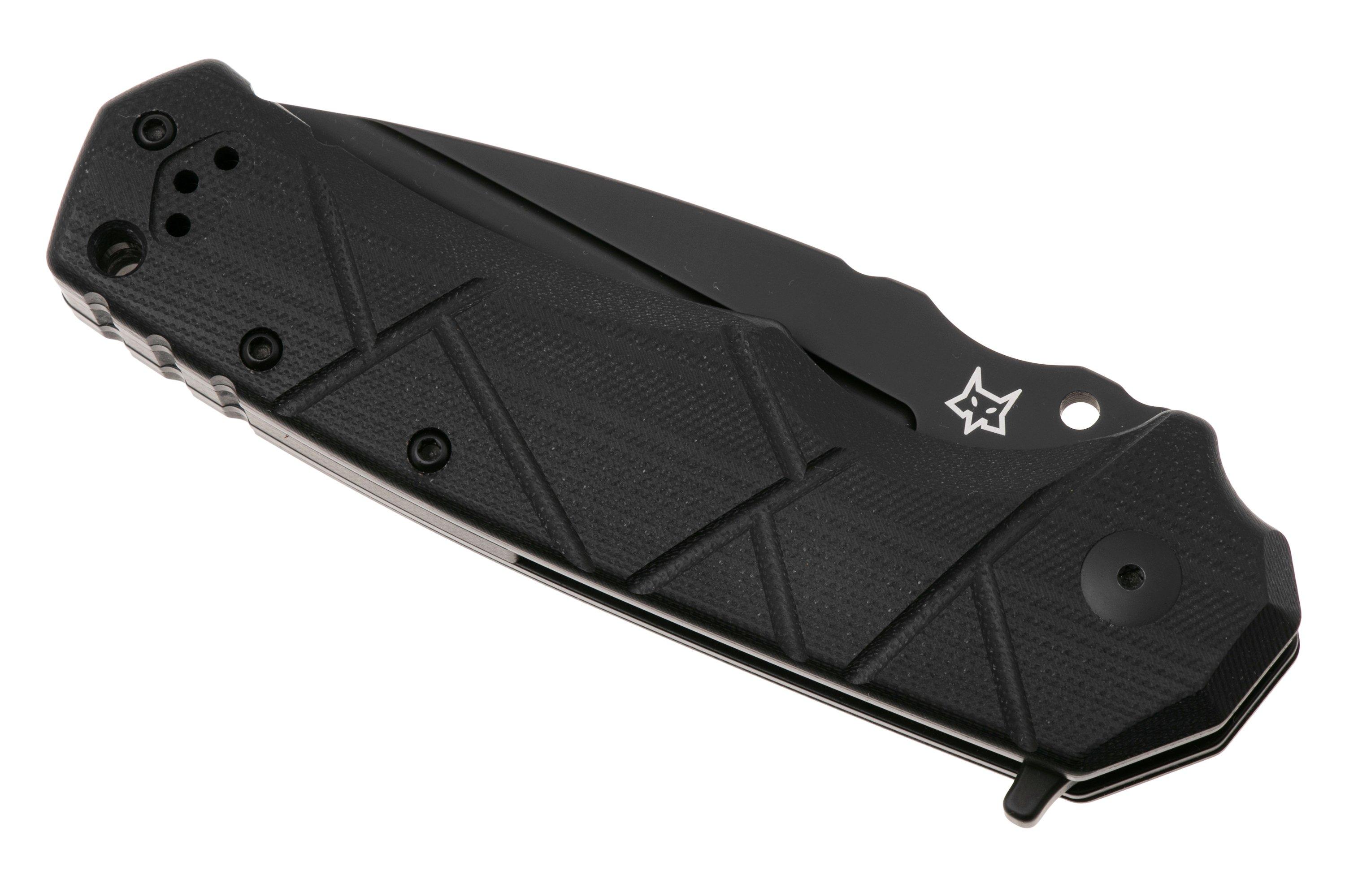 Fox Wander Tactical URO FX-557-B, PVD Niolox, Black G10, pocket