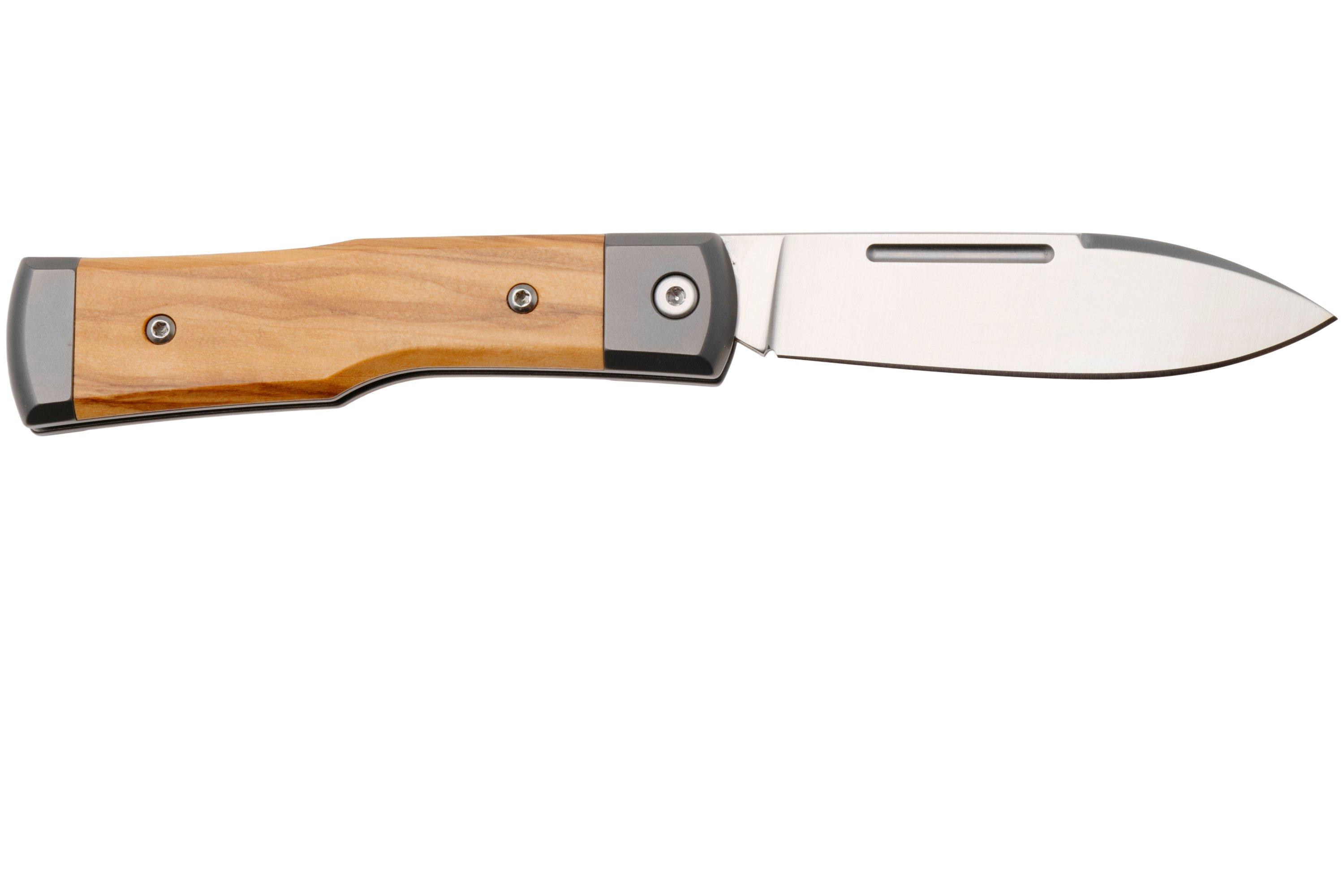 Fox Gunstock FX-558 OL Satin Böhler M390, Olive Wood, slipjoint