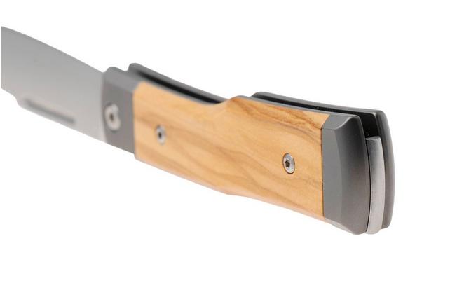 Afbeelding voor Fox Gunstock FX-558 OL Satin Böhler M390, Olive Wood, slipjoint zakmes