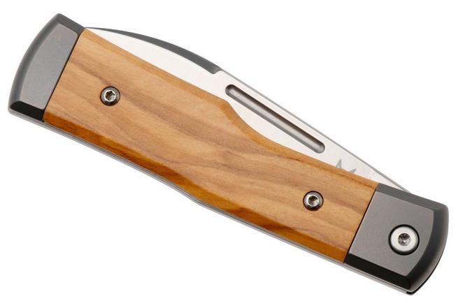Afbeelding voor Fox Gunstock FX-558 OL Satin Böhler M390, Olive Wood, slipjoint zakmes