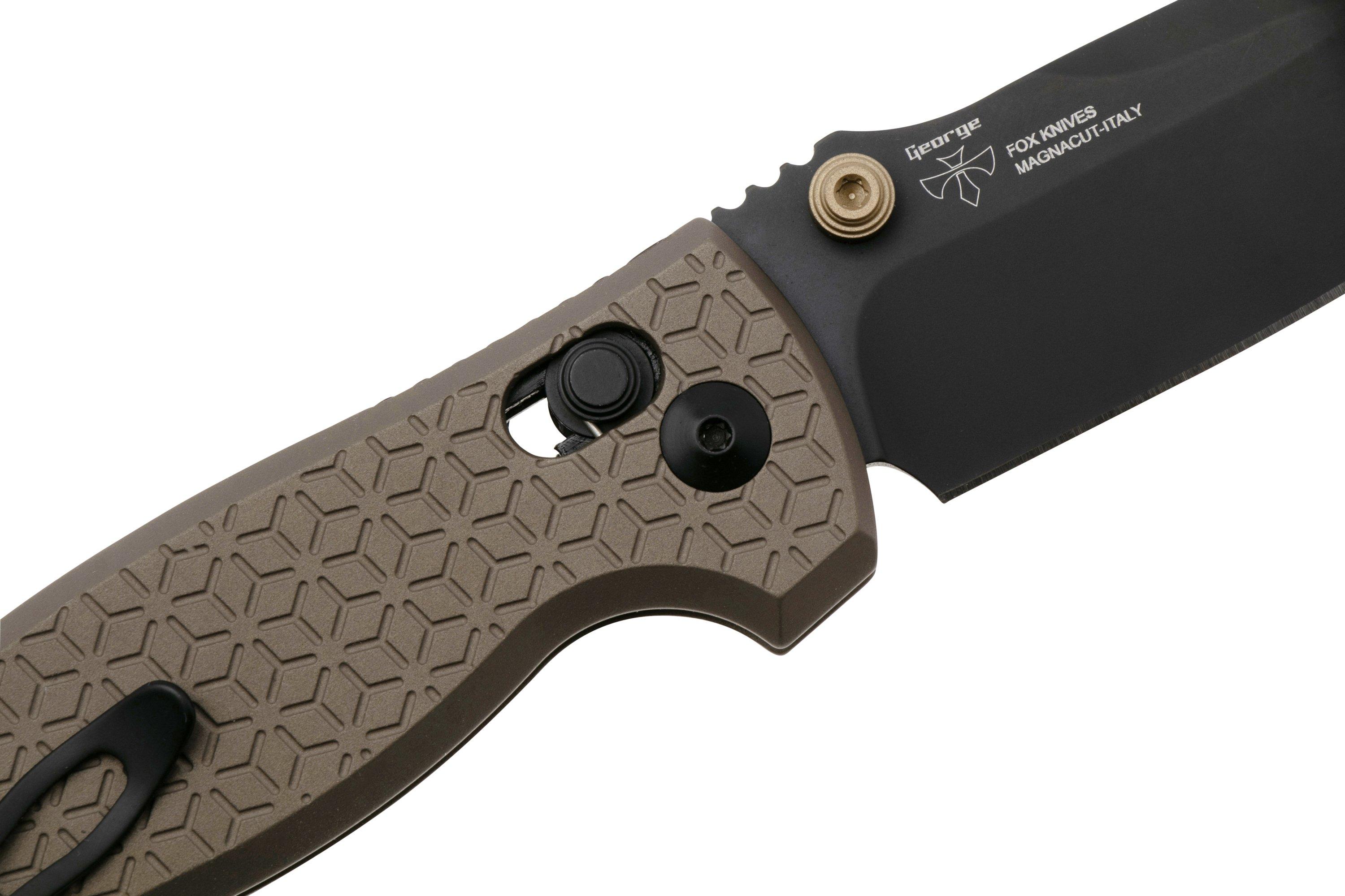 Fox Knives Anzu FX-560-ALBR CPM MagnaCut Black PVD, Aluminium