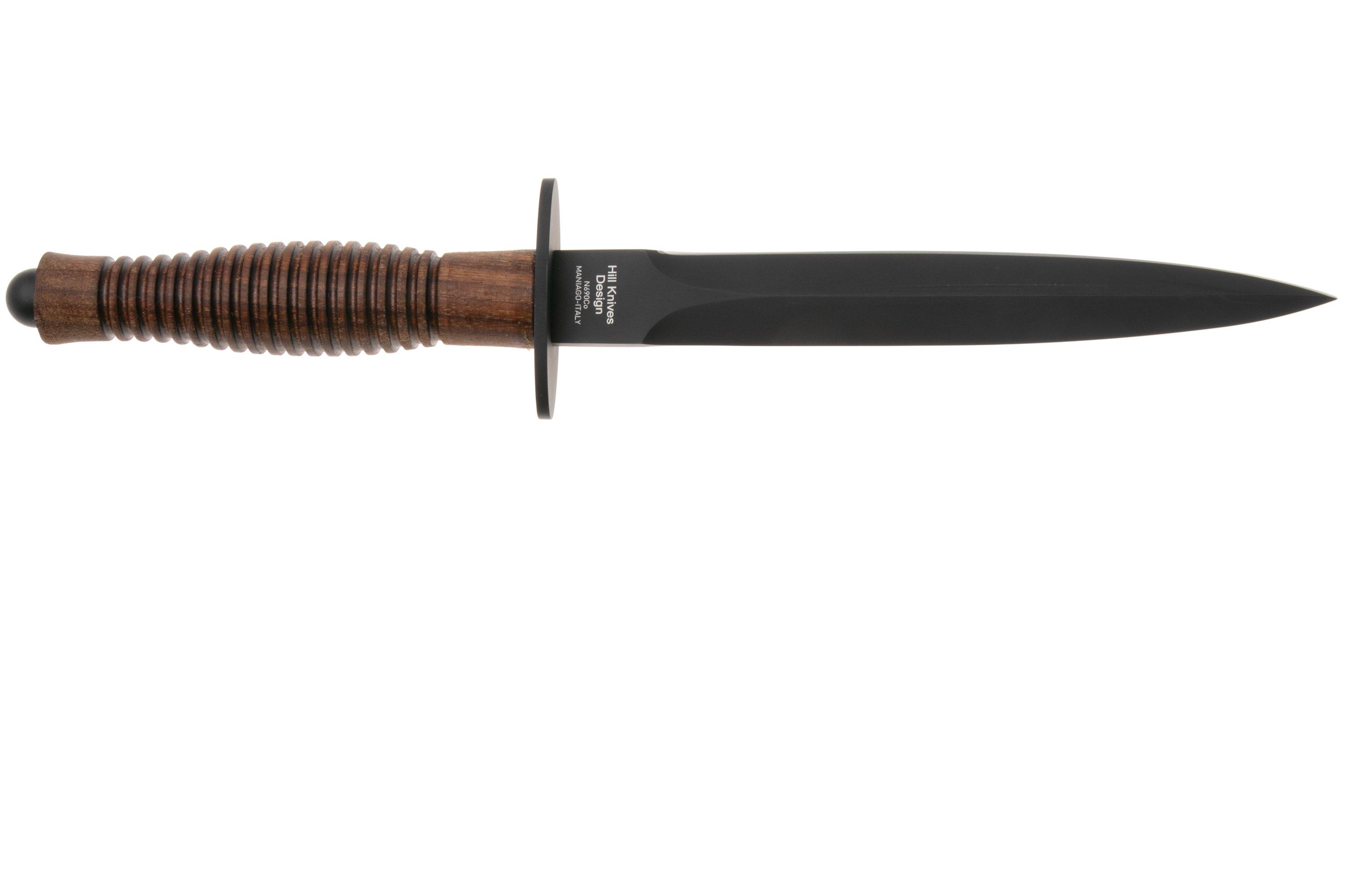 Fox Fairbairn Sykes FX-592WAF Wallnut Handle, Hill Knives design