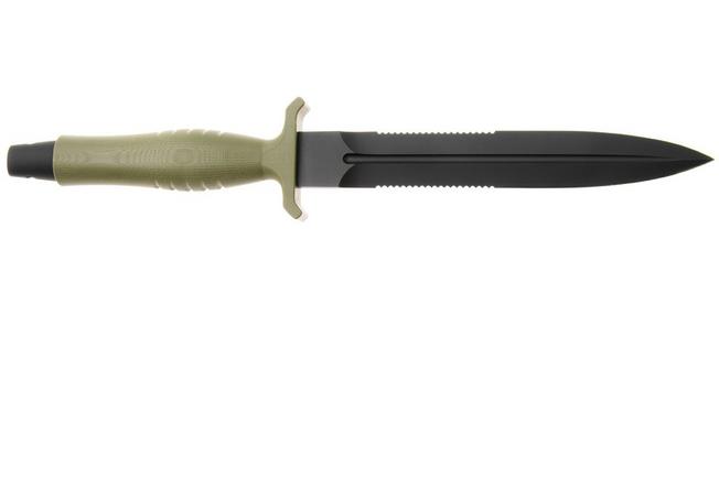 Afbeelding voor Fox FKMD Veleno, FX-596G10OD, Black Top Shield Böhler N690Co, OD Green G10, dolkmes