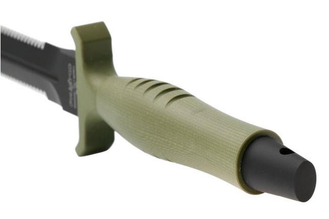 Afbeelding voor Fox FKMD Veleno, FX-596G10OD, Black Top Shield Böhler N690Co, OD Green G10, dolkmes