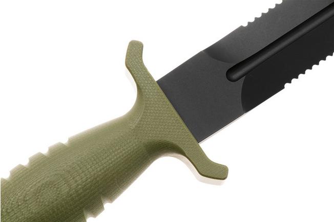 Afbeelding voor Fox FKMD Veleno, FX-596G10OD, Black Top Shield Böhler N690Co, OD Green G10, dolkmes