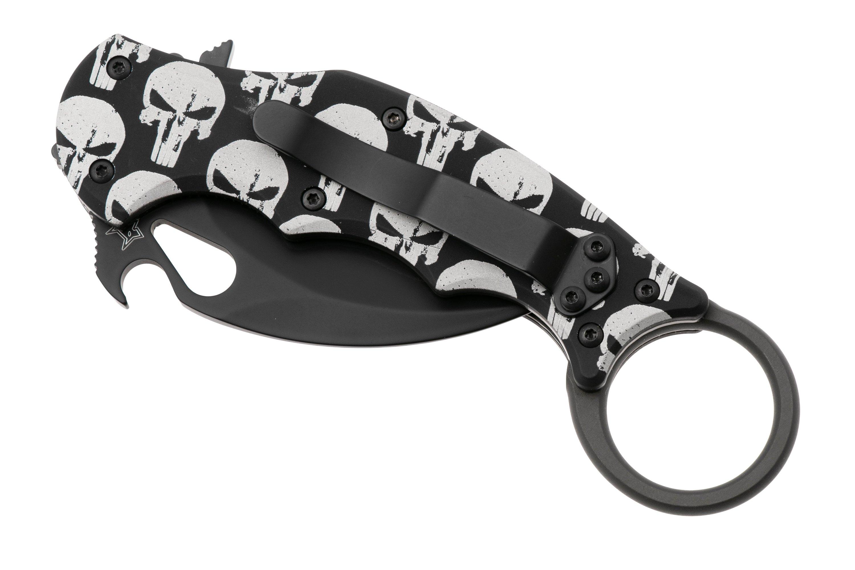Fox FX-599 ALB-5 Skull Pattern, Black Idroglider Böhler N690Co