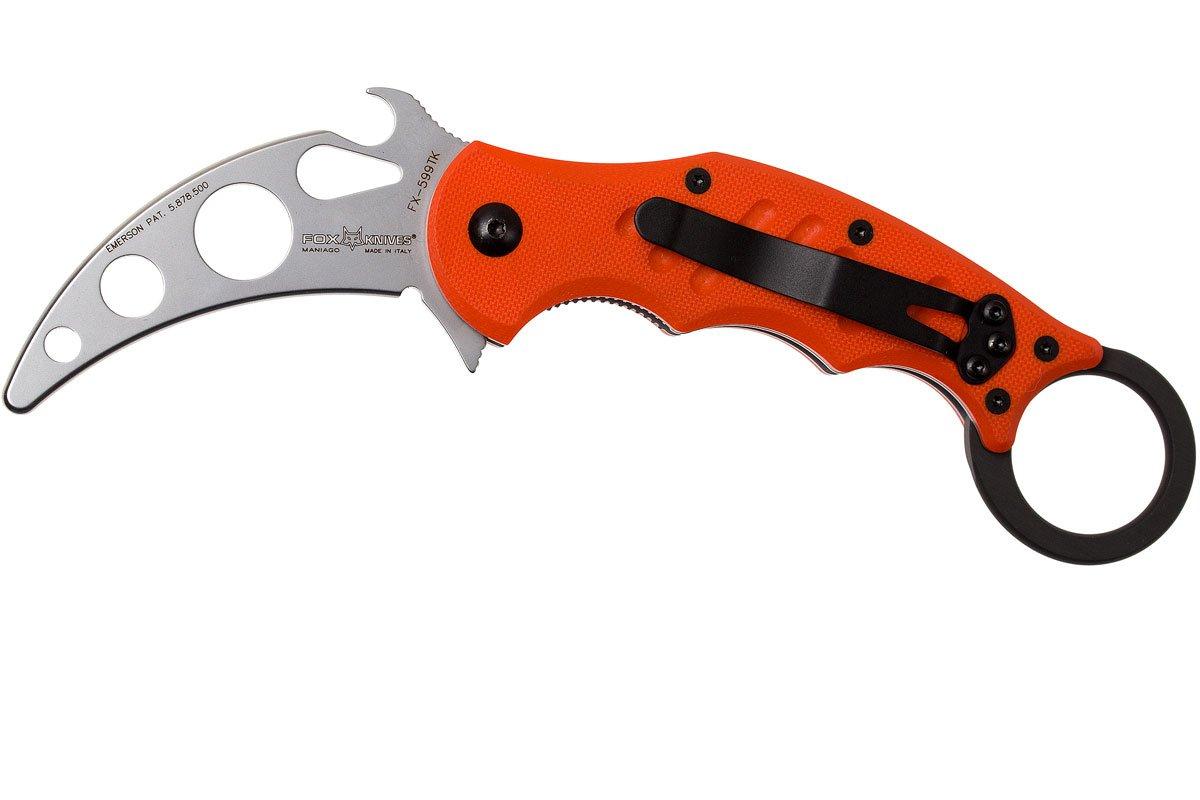Fox FKMD Folding Training Karambit FX599 TK dummypocket knife