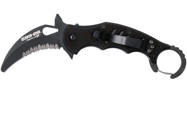 Image for Fox Mini Karambit Rescue FX-599RS Black karambit knife