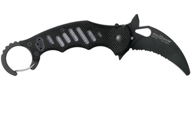 Image for Fox Mini Karambit Rescue FX-599RS Black karambit knife