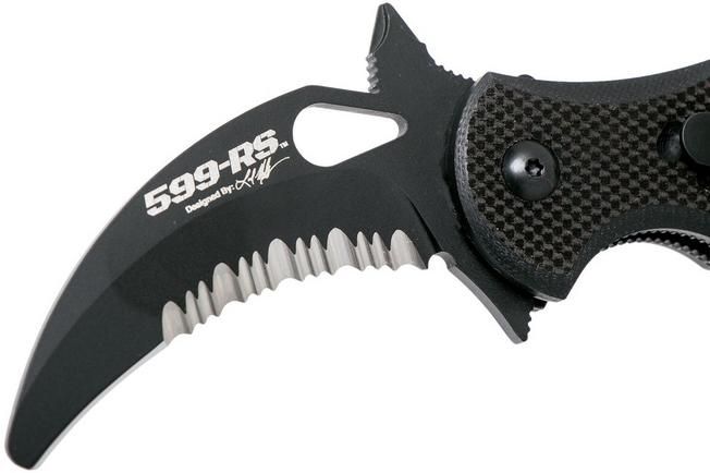Image for Fox Mini Karambit Rescue FX-599RS Black karambit knife