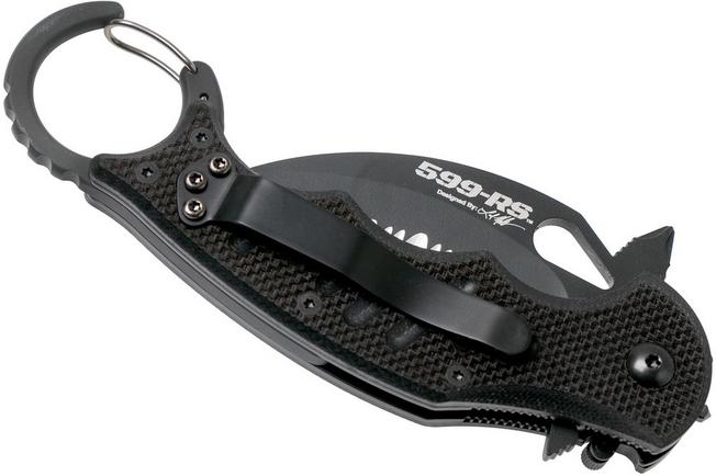 Image for Fox Mini Karambit Rescue FX-599RS Black karambit knife