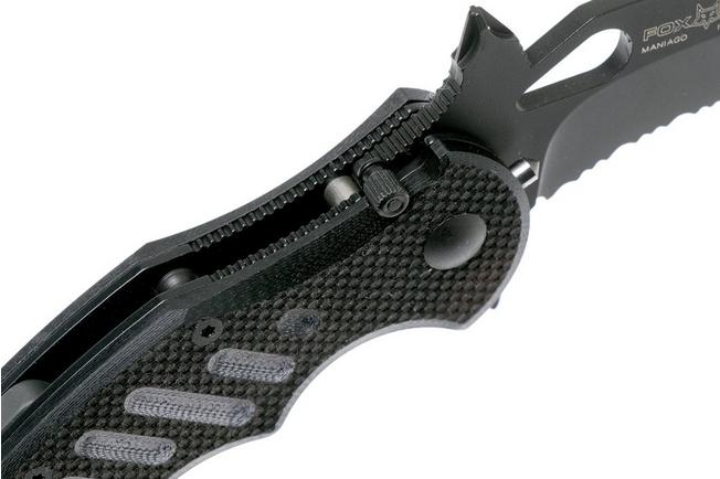 Image for Fox Mini Karambit Rescue FX-599RS Black karambit knife