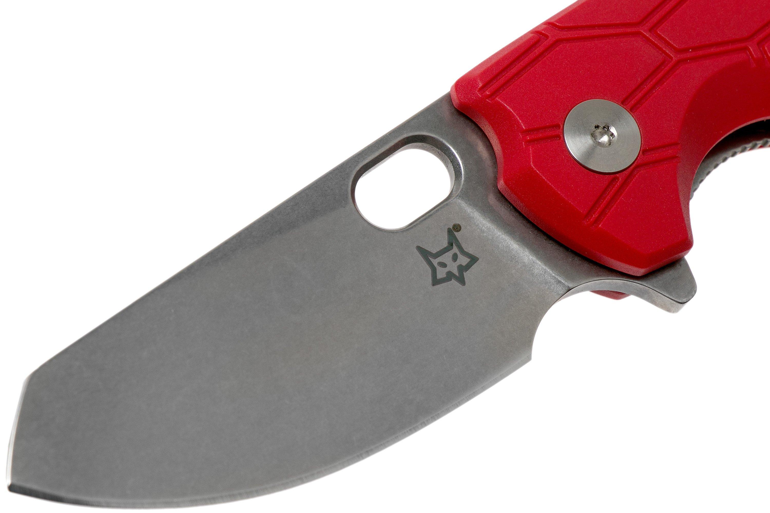 Fox Baby Core FX-608R Red pocket knife, Jesper Voxnaes design