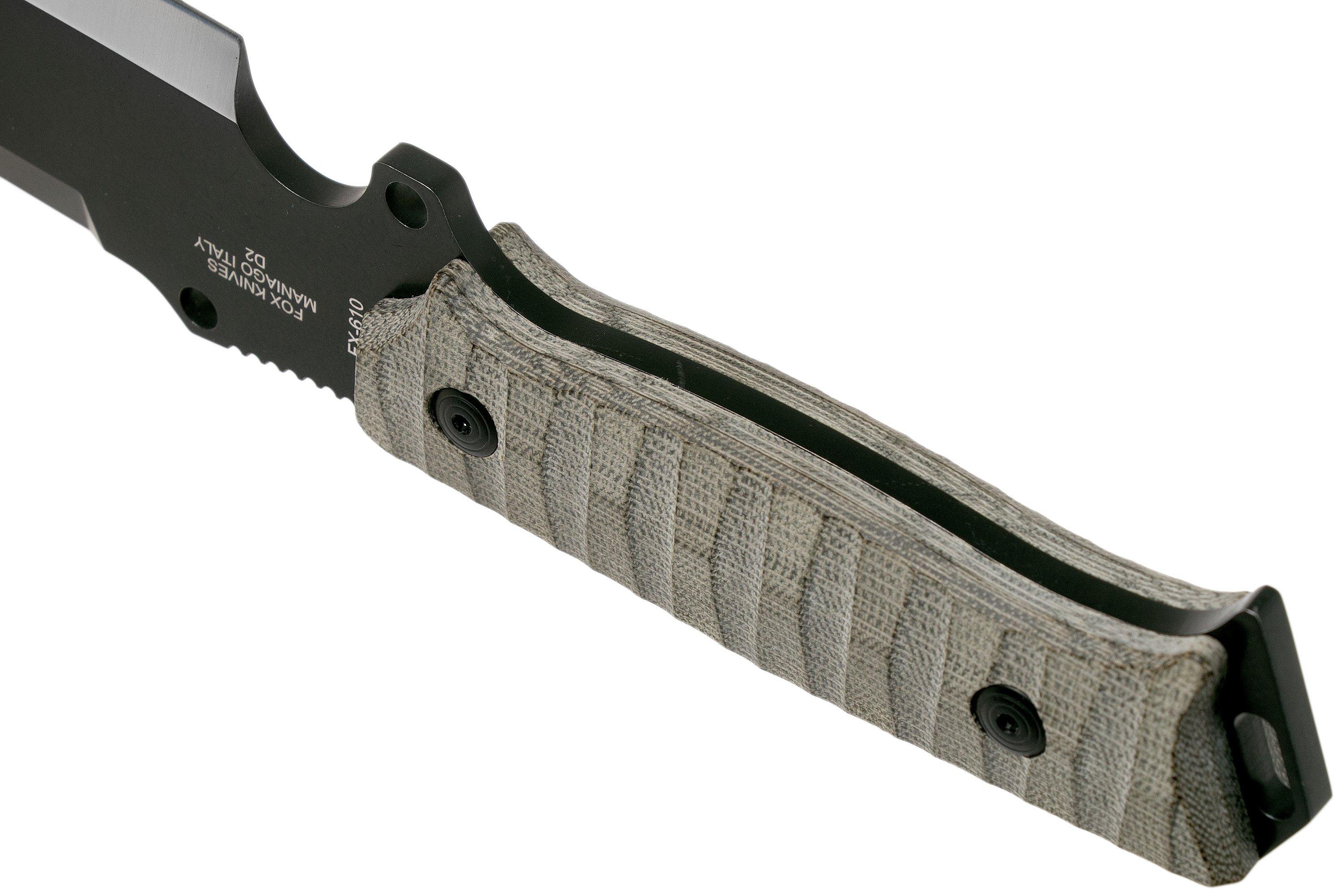 Fox Sherpa Bushman FX-610 outdoor knife | Advantageously shopping at ...